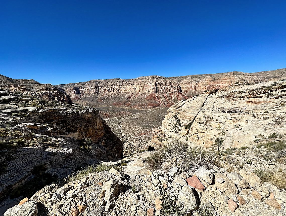 View from the trailhead to Supai