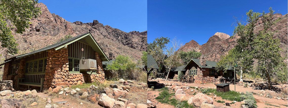 Phantom Ranch at the bottom of the Grand Canyon
