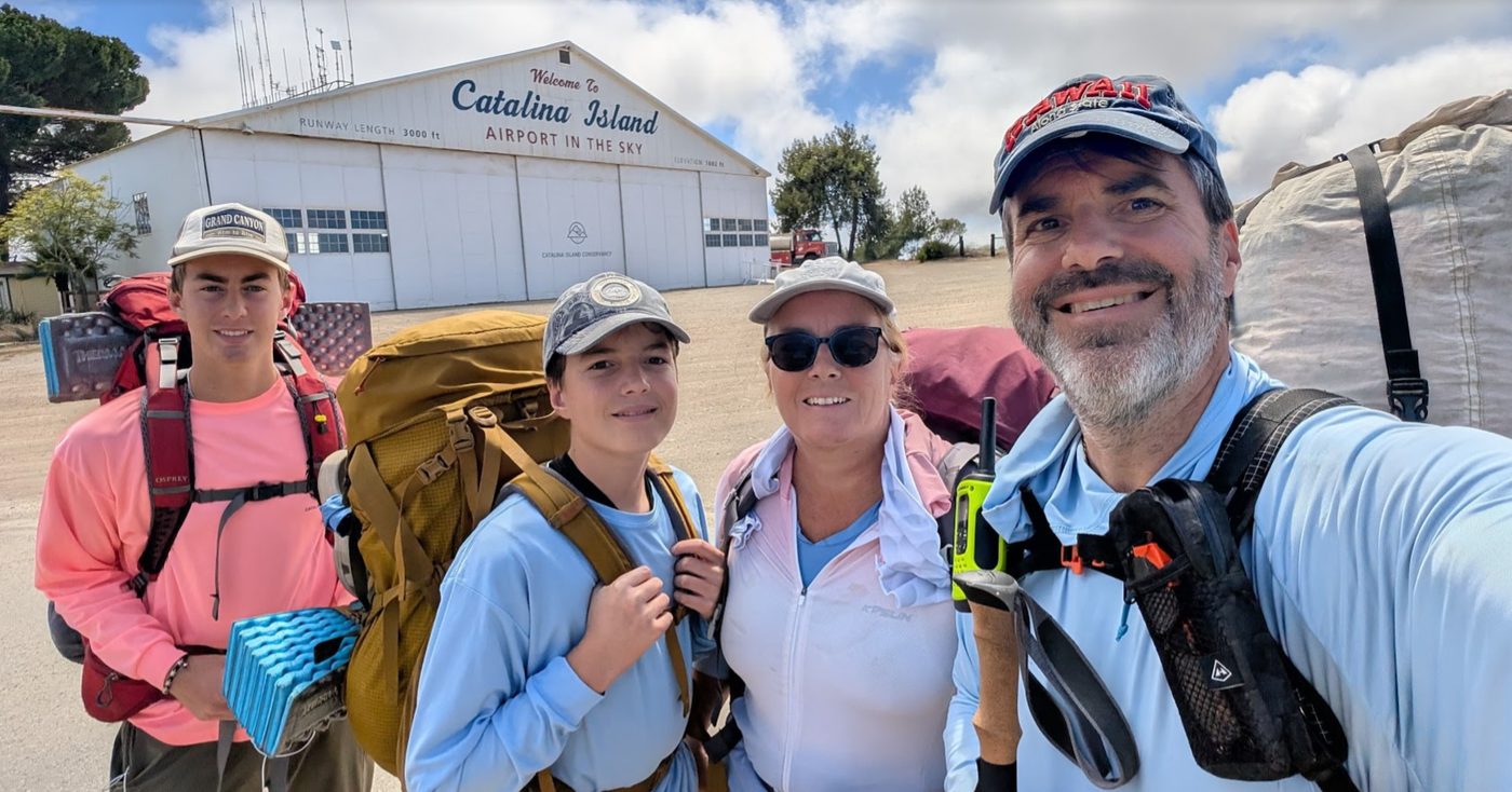 Starting our adventure at the airport in the sky (photo by author’s husband)