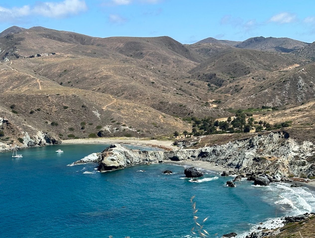 Little Harbor and Shark Harbor on Catalina Island (photo by author)